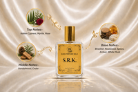 S R K -50ml of Sandalwood and cedar cradle spicy amber. Inspired Perfume